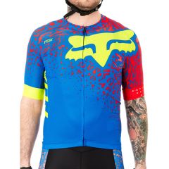 Fox Ascent Comp Shortsleeve Jersey  - Blue M