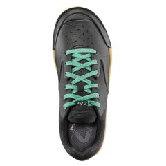 Liv Shuttle Flat Womens Shoes - Black/Mint 3