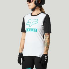 Fox Womens Ranger Block MTB Jersey - White/Black