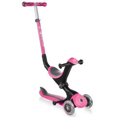 Globber GO UP Deluxe 3-in-1 Scooter - Pink