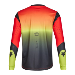 Fox Youth Ranger Revise Long Sleeve Jersey 2024 - Red/Yellow 2