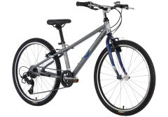 ByK E-450x7 MTR 7 Speed 20" Kids Bike - Titanium/Dark Blue