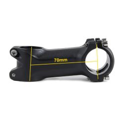 Oxford Alloy 31.8 Stem 10 Degrees 1 1/8" Black