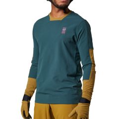Fox Defend Thermal Long Sleeve Jersey (2023) - Emerald 1