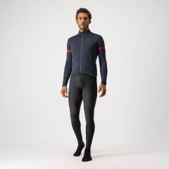 Castelli Fondo 2 Long Sleeve Mens Jersey - Savile Blue/Red 6