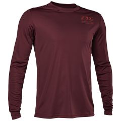 Fox Ranger Swath Long Sleeve Jersey (2022) - Dark Maroon