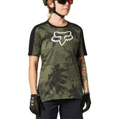 Fox Womens Ranger Drirelease Jersey 2021 - Olive Green 1