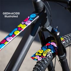 Slicy All-Mountain MTB Front Mudguard - Acid Trip 3