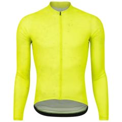 Pearl Izumi Attack Long Sleeve Jersey - Screaming Yellow Disrupt 1