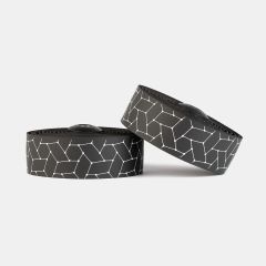 Burgh Silk White Bar Tape - Black/White