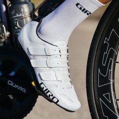 Giro Prolight Techlace Road Shoes - White | Ivanhoe Cycles