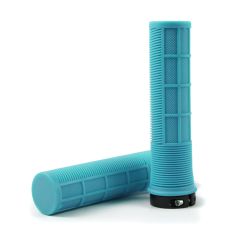 QBP Single Lock On MTB Grips - Sky Blue