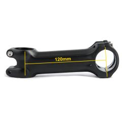 BikeLane Alloy 31.8mm Stem 8 Degrees 1 1/8" Black