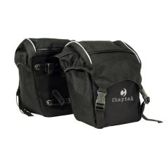 Chaptah Large Pannier Bag Set - Black