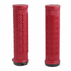 Ryfe Bossa Single Lock On Pro MTB Grips - Red 1