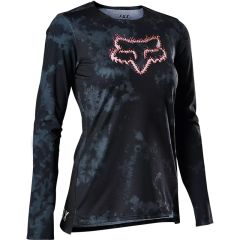 Fox Womens Flexair Long Sleeve TS57 Jersey - Black 1