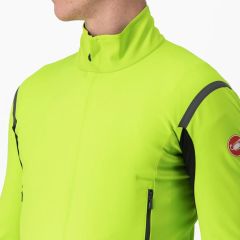 Castelli Perfetto ROS 2 Mens Jacket - Electric Lime Yellow 4