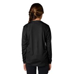 Fox Youth Ranger Long Sleeve Jersey Foxhead (2023) - Black 2