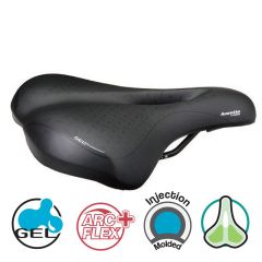 Acentia Urbani Aura Gel Saddle - Black