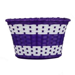 kids purple bike basket