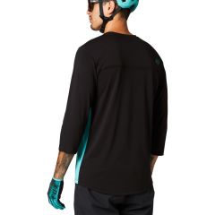 Fox Ranger Drirelease 3/4 Sleeve MTB Jersey - Teal