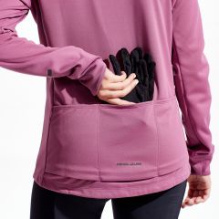 Pearl Izumi Womens Quest Thermal Long Sleeve Jersey - Thistle 7