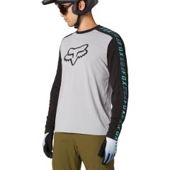 Fox Ranger Drirelease Long Sleeve MTB Jersey - Grey