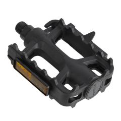 Azur Grip Flat Pedals 9/16" Axle - Black