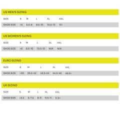 Pearl Izumi Shoe Covers Sizing Chart