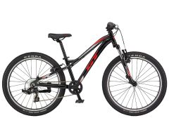 GT Stomper Prime 7 Speed 24" Kids Bike - Black