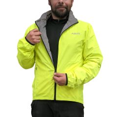 Azur Transverse Reversible 2-in-1 Jacket - Yellow/Reflective