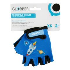 Globber Kids Gloves - Blue Rocketship