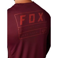 Fox Ranger Swath Long Sleeve Jersey (2022) - Dark Maroon