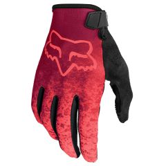 Fox Womens Ranger Lunar MTB Gloves - Berry Punch Red