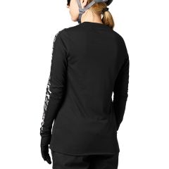 Fox Womens Ranger Drirelease Long Sleeve Jersey - Black