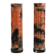 Ryfe Bossa Single Lock On Pro MTB Grips - Marble Orange