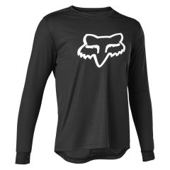 Fox Youth Ranger Long Sleeve Jersey (2023) - Black 1