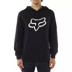 Fox Legacy Foxhead Pullover Fleece Hoodie - Black