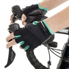 Bellwether Gel Supreme Womens Gloves - Black/Aqua