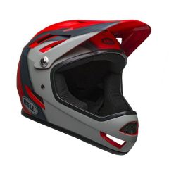 Bell Sanction Helmet - Crimson/Slate/Grey 2