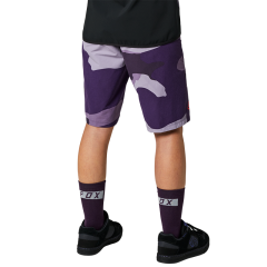 Fox Womens Ranger MTB Shorts with Liner - Dark Purple Camo