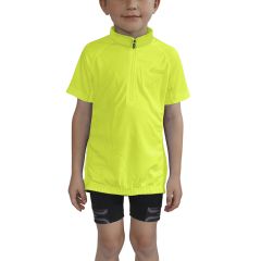 Netti Mini Breeze Kids Jersey - Fluro Yellow