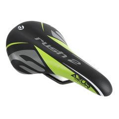 Azur Pro Rush 2 Kids Saddle - Black/Green