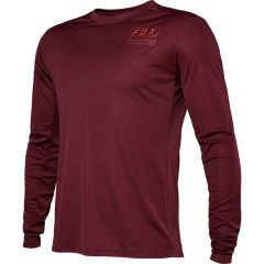 Fox Ranger Swath Long Sleeve Jersey (2022) - Dark Maroon