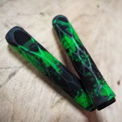 Core Pro Soft 170mm BMX/Scooter Grips - Hulk Green/Black 3