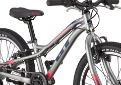 GT Stomper Prime 6 Speed 20" Kids Bike - Silver