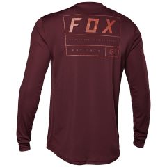 Fox Ranger Swath Long Sleeve Jersey (2022) - Dark Maroon