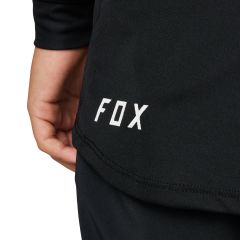 Fox Youth Ranger Long Sleeve Jersey Foxhead (2023) - Black 5