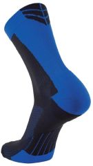 M2O Shield 3 Quarter Socks -Black/Blue  L