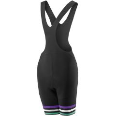 Liv Signature Womens Bib Shorts -Black/Purple/Green